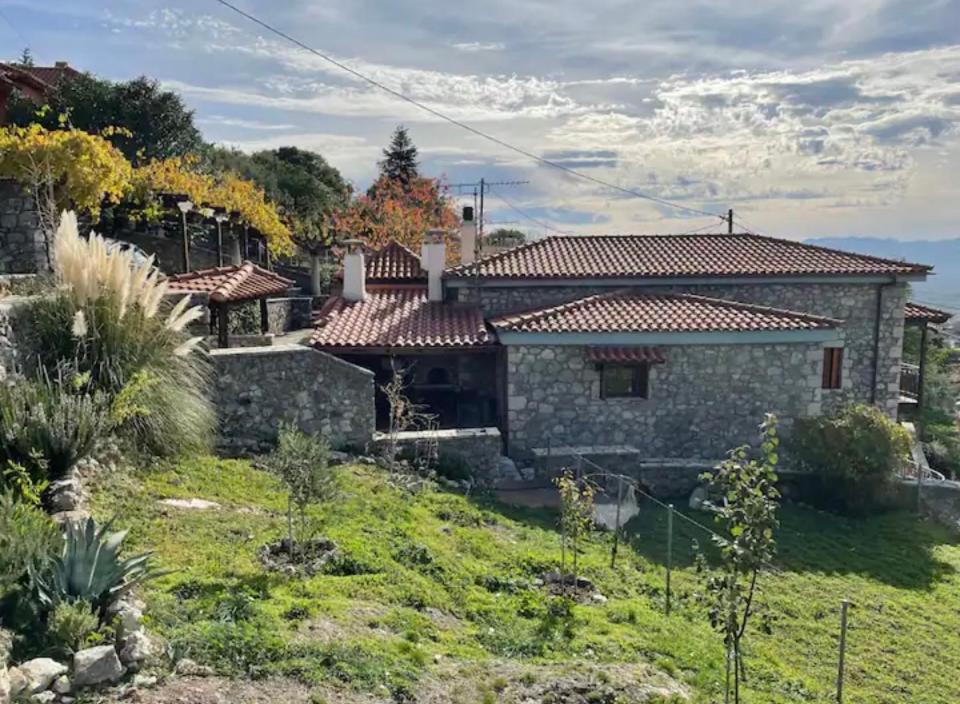 Terra Petra Villa At Psari Trikolonon Gortynia Psarion Екстер'єр фото